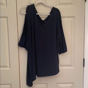 Lane Bryant Navy Blouse DONATING ON JULY 2